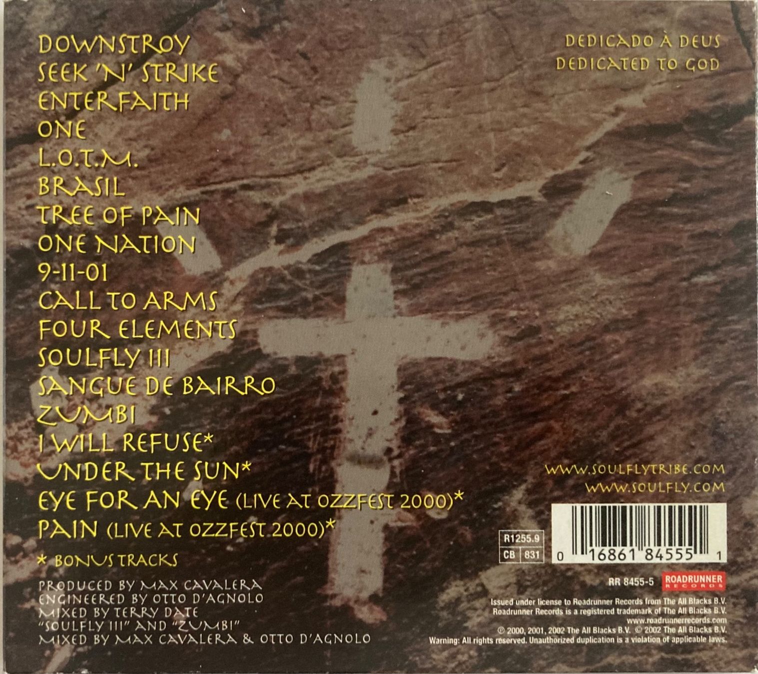 CDs: SOULFLY - 3 – Gebraucht aus Poliez-Pittet von Newtown-Records 1