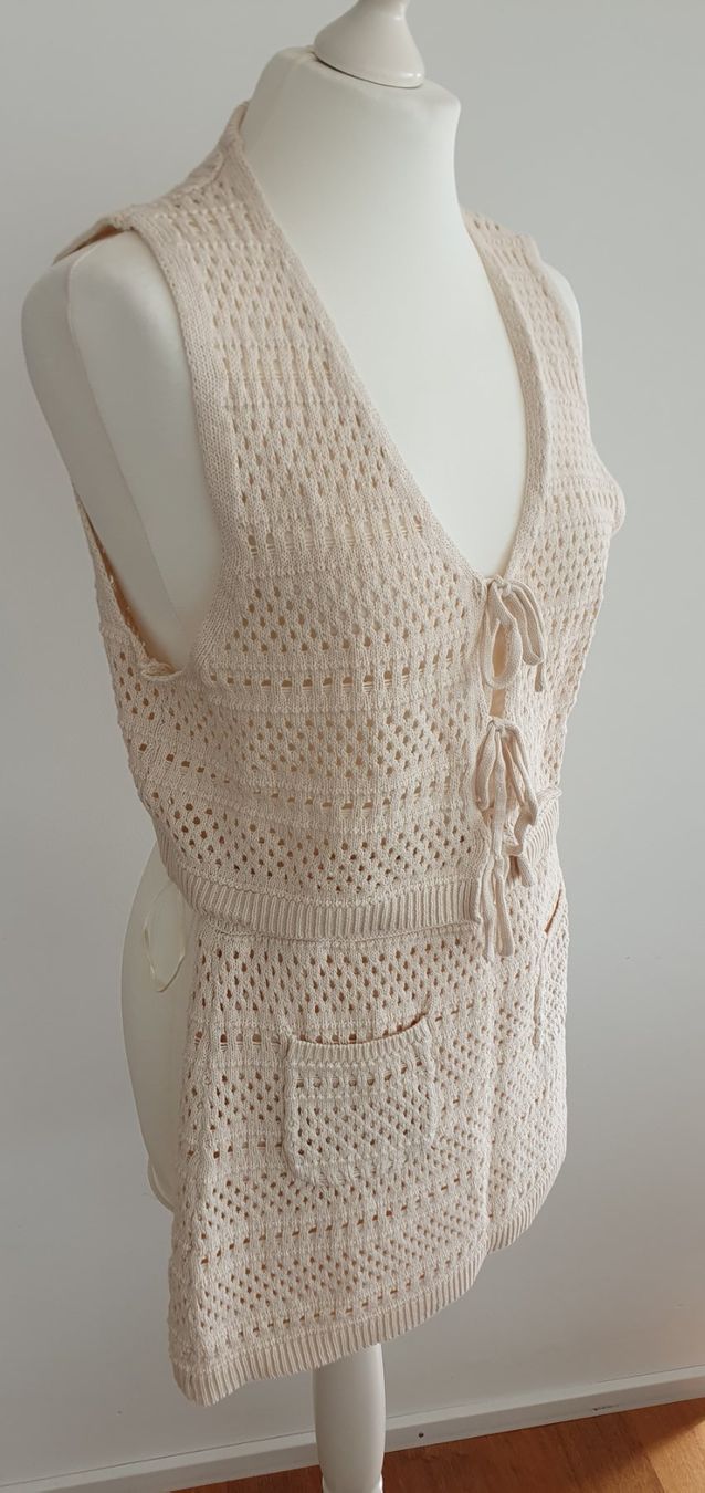 Kleiderpakete: Strickset Weste und Rock Grösse 34 beige – Gebraucht aus Stansstad von InStyle8 5