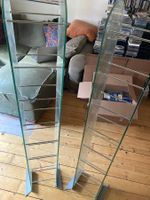2X Support Rangement en Verre - DVD, Bluray ou CD