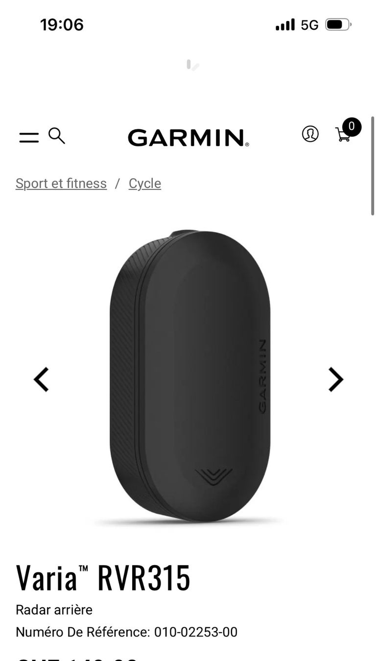 Garmin Pezzi di ricambio: Garmin Varia RVR315 – Usato da Zürich venduto da carole0193