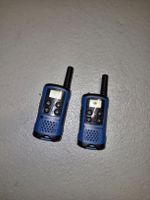 Motorola Funkgeräte Set blau gebrauchter Zustand
