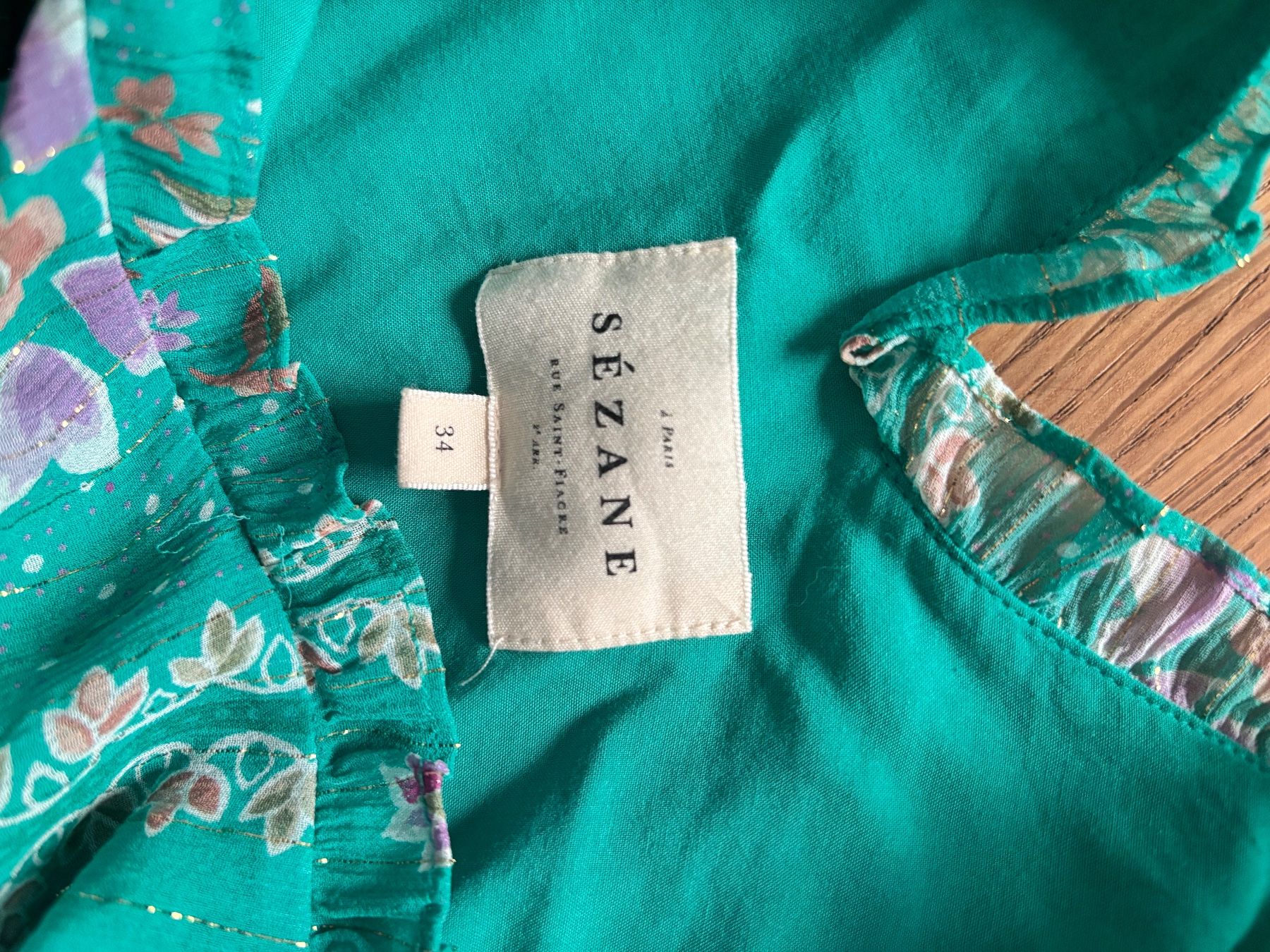 Sezane Kleider: Robe Noeline Sézane en soie – Gebraucht aus Bern von tetrodon 7