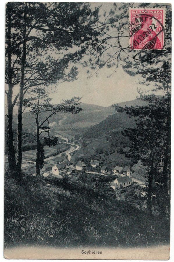 Cartoline postali: Soyhières, circulée 1913 – Usato da Frauenfeld venduto da POML