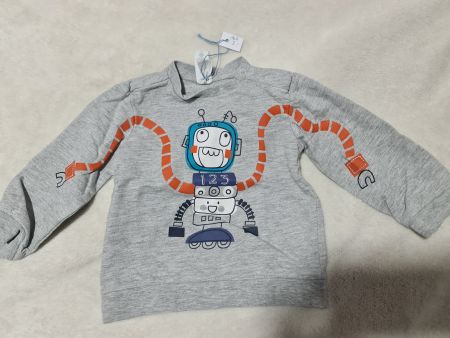 Pull robot gris taille 80cm C&A