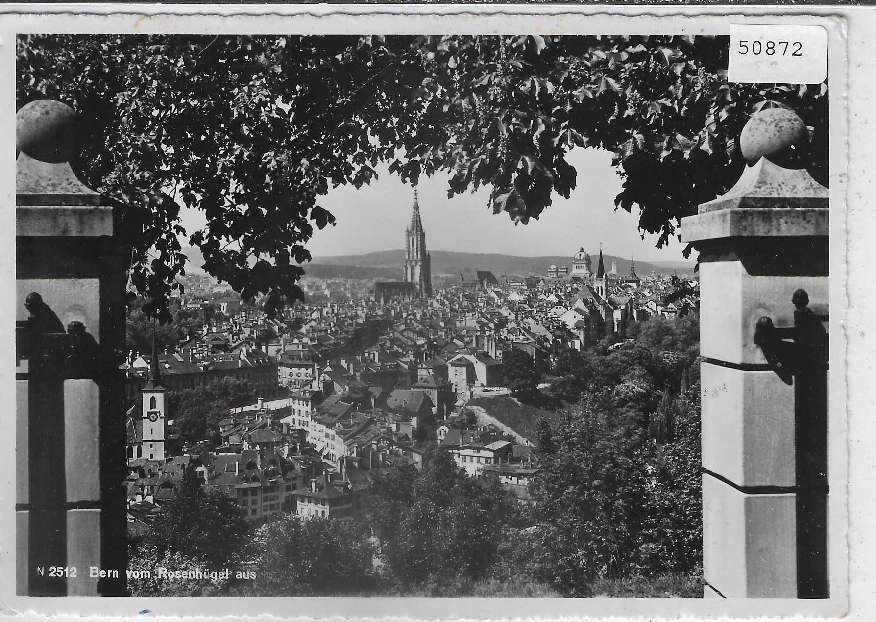 Cartoline postali: Bern vom Rosenhügel aus – Usato da Ettingen venduto da Kartenplanet