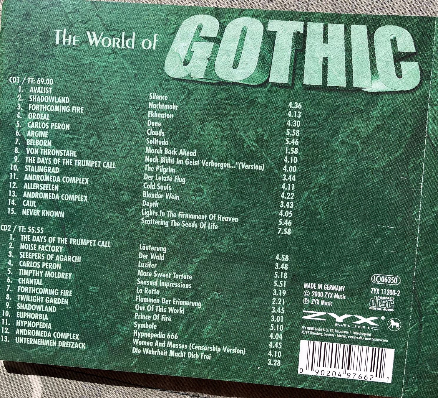 CD: 2 CD  The World of GOTHIC – Usato da Basel venduto da Cora3 5