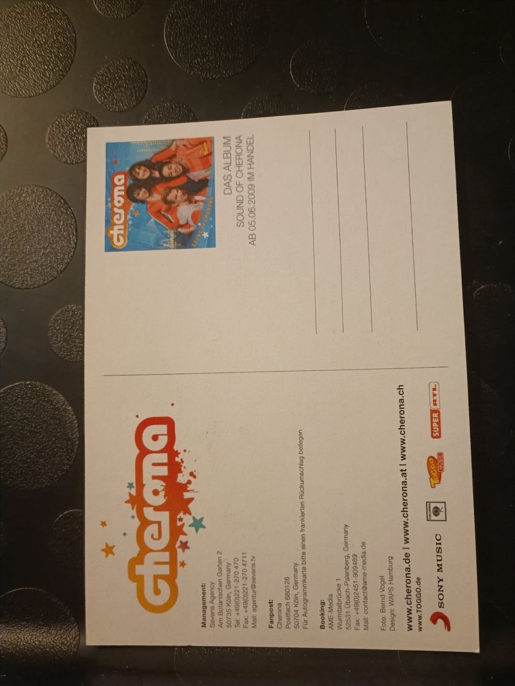 Autogramme: Cherona - handsigniert – Gebraucht aus Menziken von Artographs 1