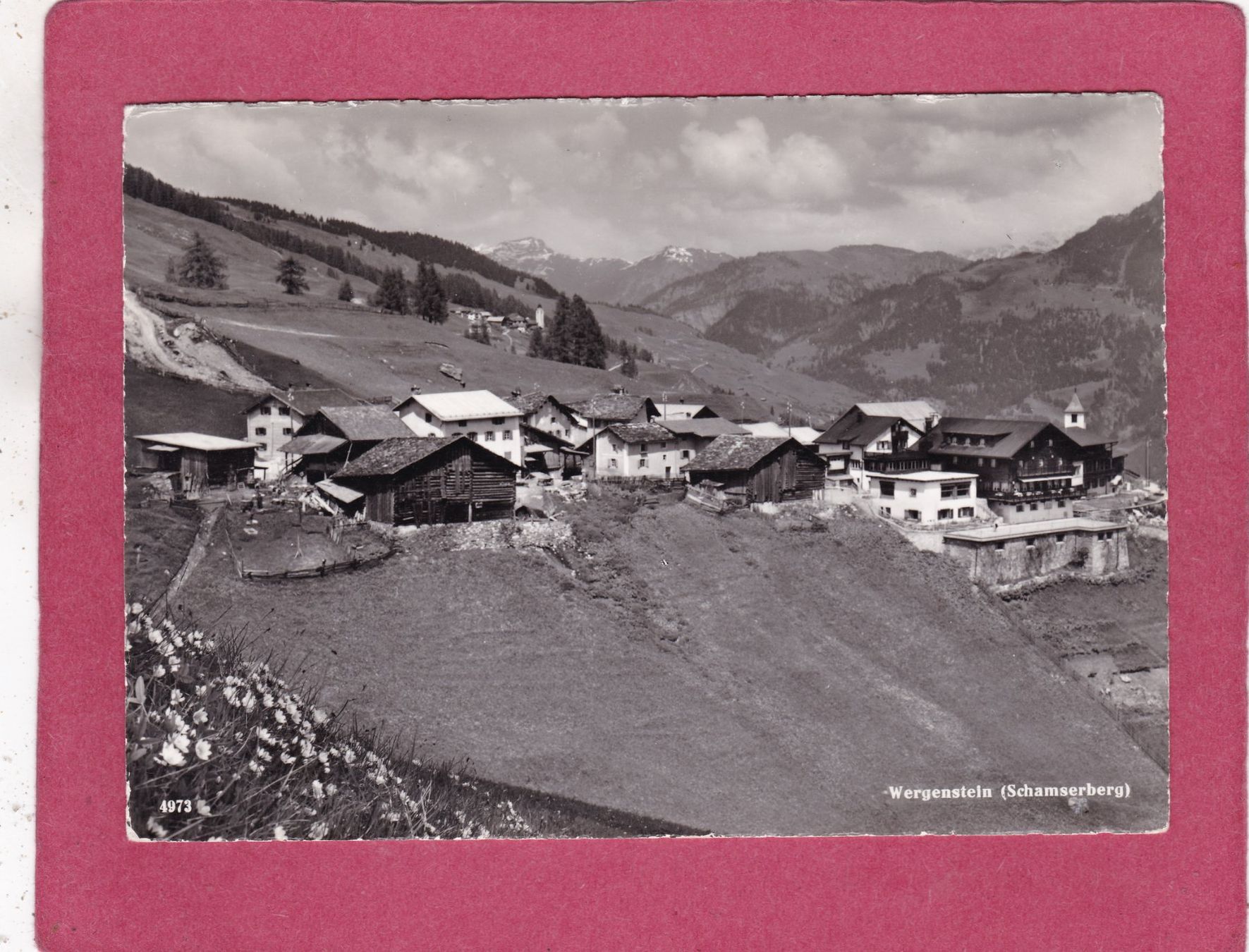 Ansichtskarten: Wergenstein Schamserberg – Gebraucht aus Herisau von Lisegrat2008