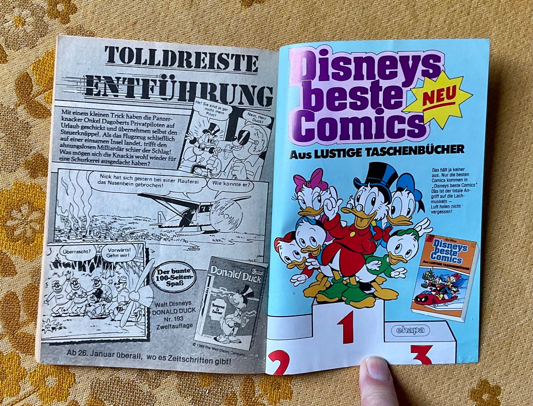 Comics: Donald Duck Taschenbuch Nr 400 von 1989 – Gebraucht aus Endingen von nathan05 8