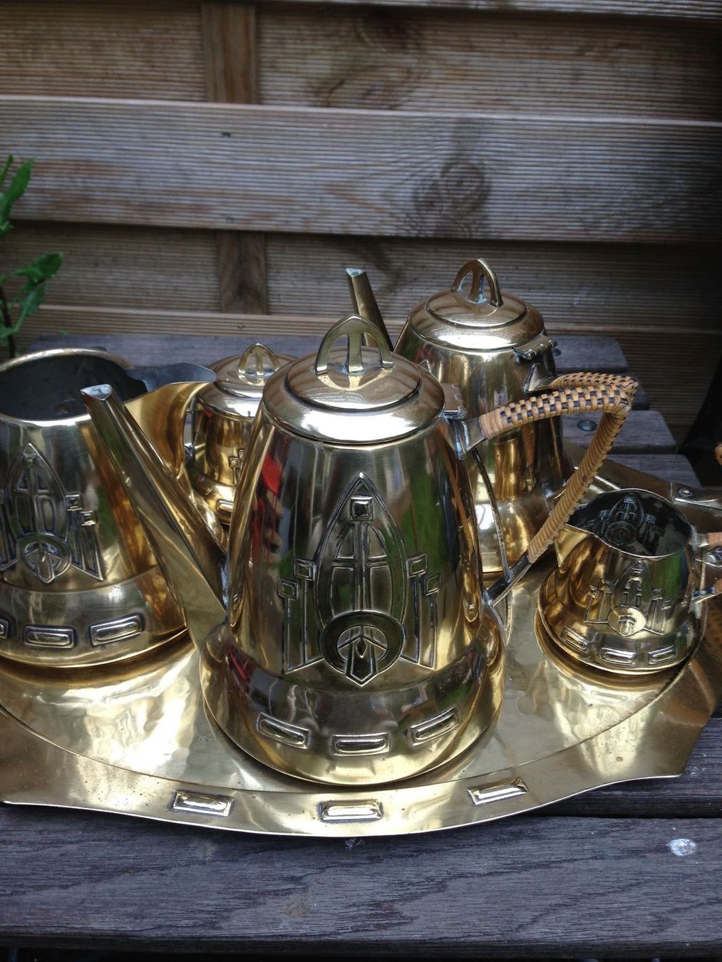 Set di piatti: MARROKANISCHES -TEE/KAFFEE-SERVICE – Usato da Forch venduto da ESELSTEIN 1