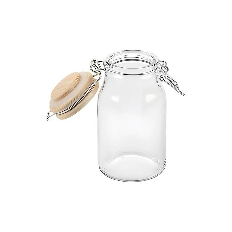 Gläser: 60 Bügelglas 165 ml mit Holzdeckel – Neu (gemäss Beschreibung) aus Krattigen von KP-Management 1