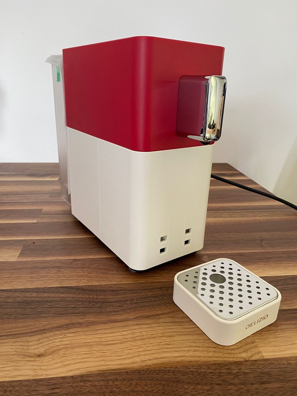 Delizio Kaffeemaschinen & Espressomaschinen: Delizio Carina Heart Red / Shell White – Neu und originalverpackt aus Zürich von drummergirl98