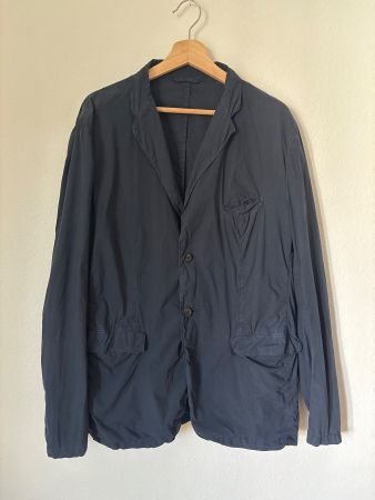 Jil Sander Sakko marineblau Baumwolle guter Zustand