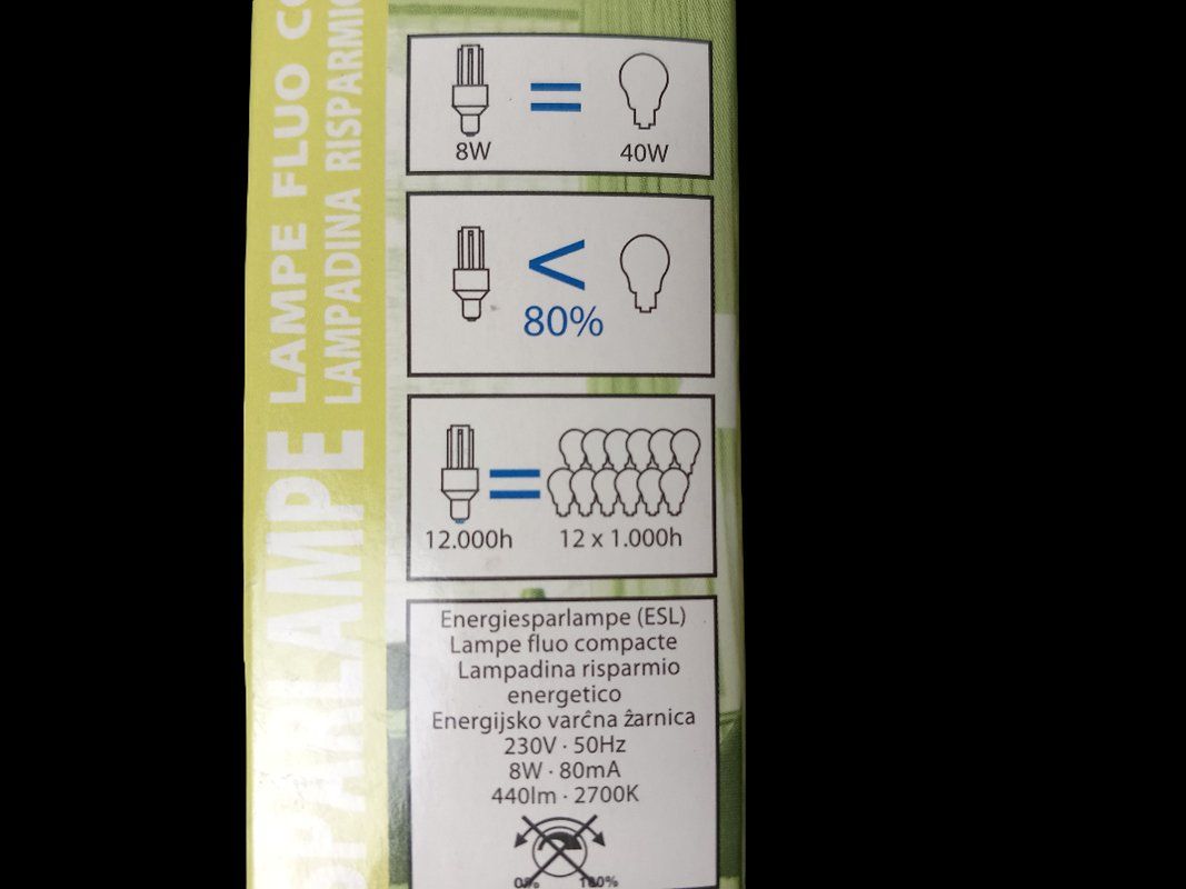 Lampen: LIGHTWAY Energiesparlampe E27 8Watt – Neu (gemäss Beschreibung) aus Hünenberg von Restwert_Zug 7