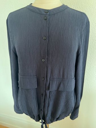 Street One Damen Bluse in Gr. 36, Dunkelblau