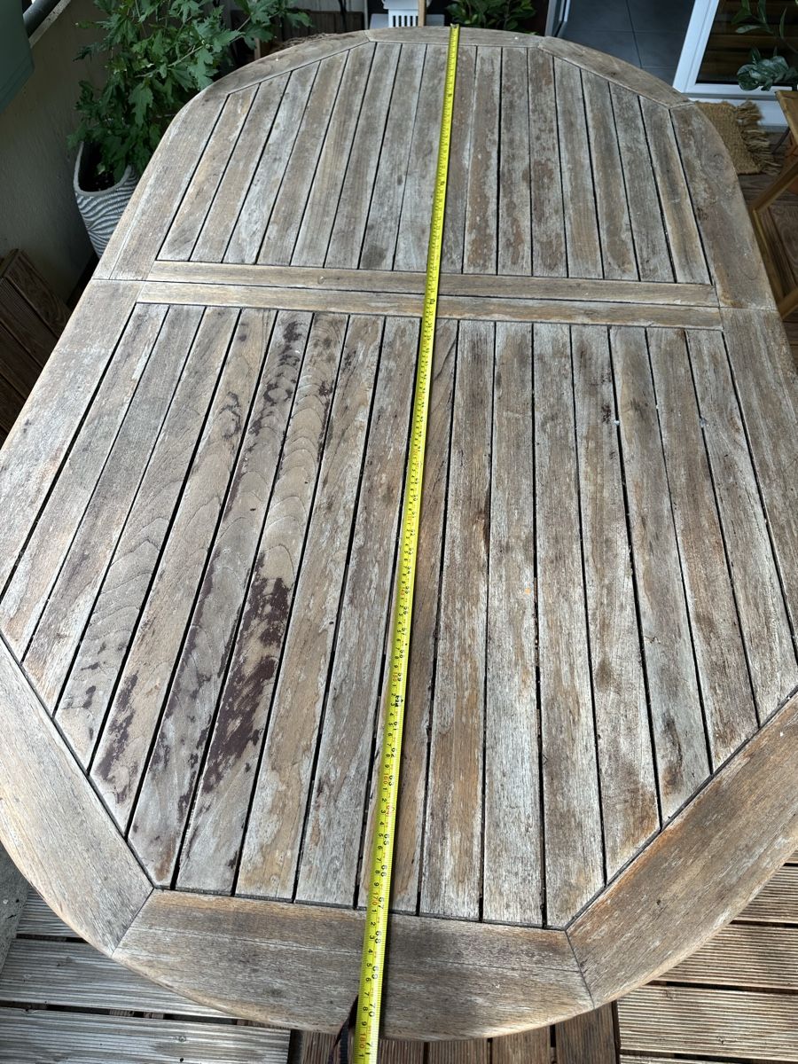 Tavoli: Gartentisch Veit Braun Teak ausziehbar – Usato da Zürich venduto da car_68nt 4