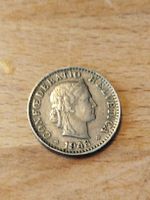 pièce de 20 centimes suisses 1943