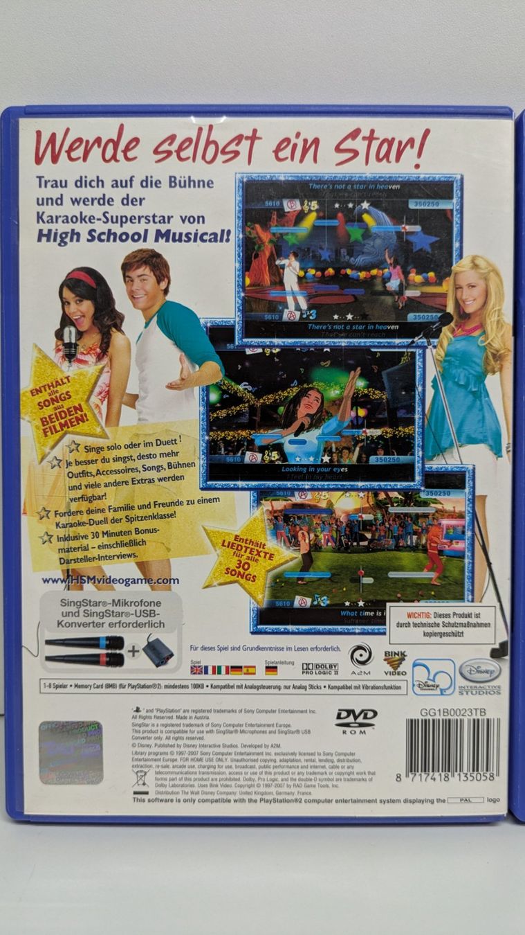 Giochi: Disney Sing It Set: Mikrofone + 4 Spiele, PlayStation 2 – Usato da Menziken venduto da mame18 2