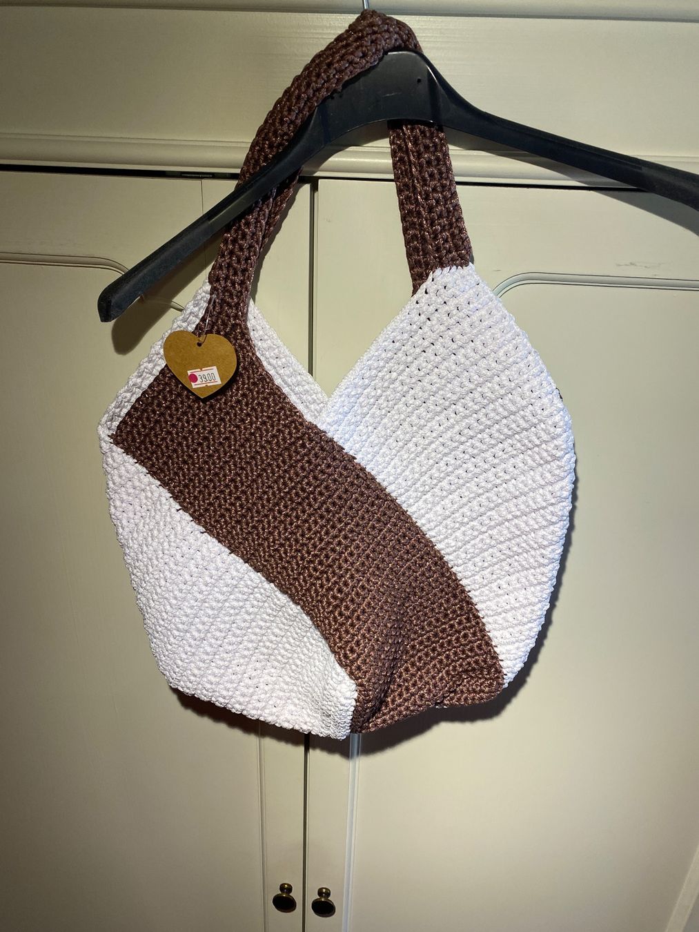 Borse da donna: HANDTASCHE WEISS-BROWN – Nuovo e nell'imballaggio originale da Meienried venduto da ManuelaBoutique 3