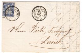 Lettre de Herzogenbuchsee pour Zürich le 13 JAN 64