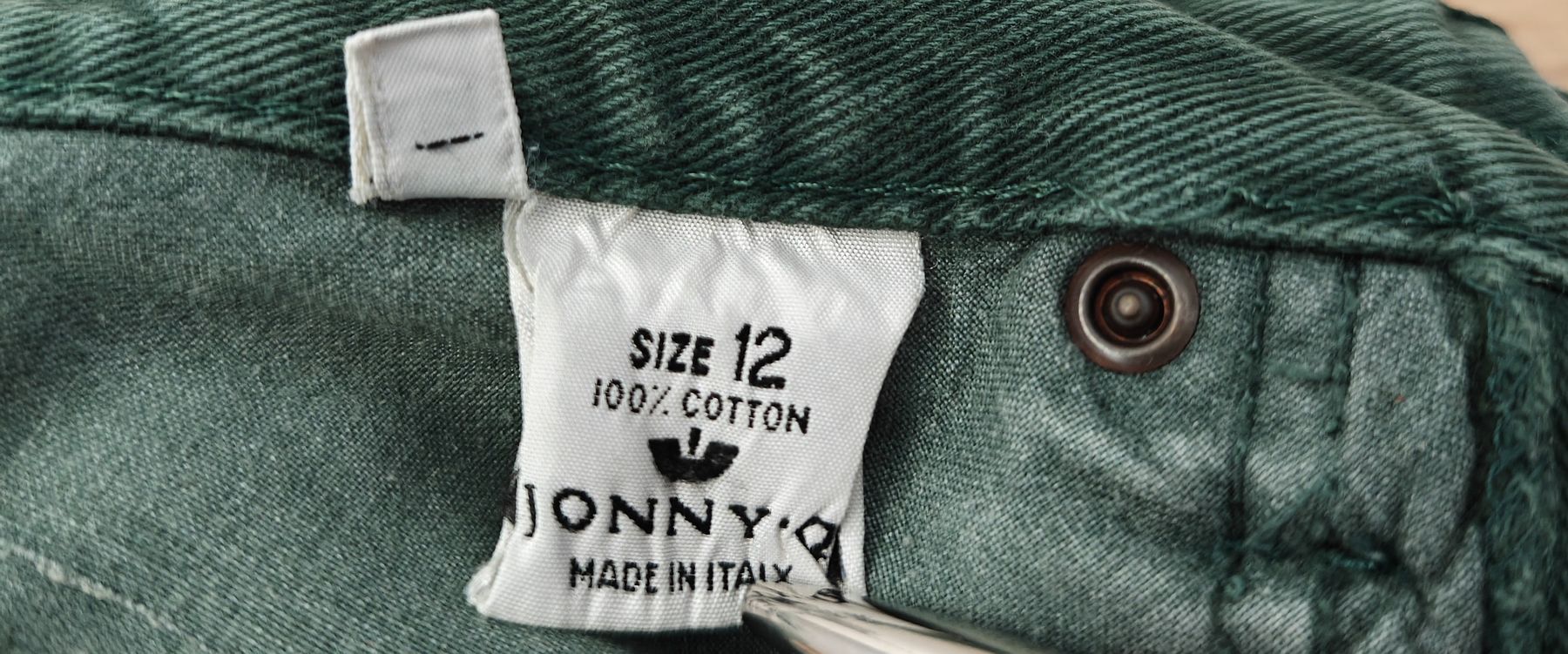 Jeans: High Waisted Green Jeans S – Usato da Zürich venduto da seconda_chance 5