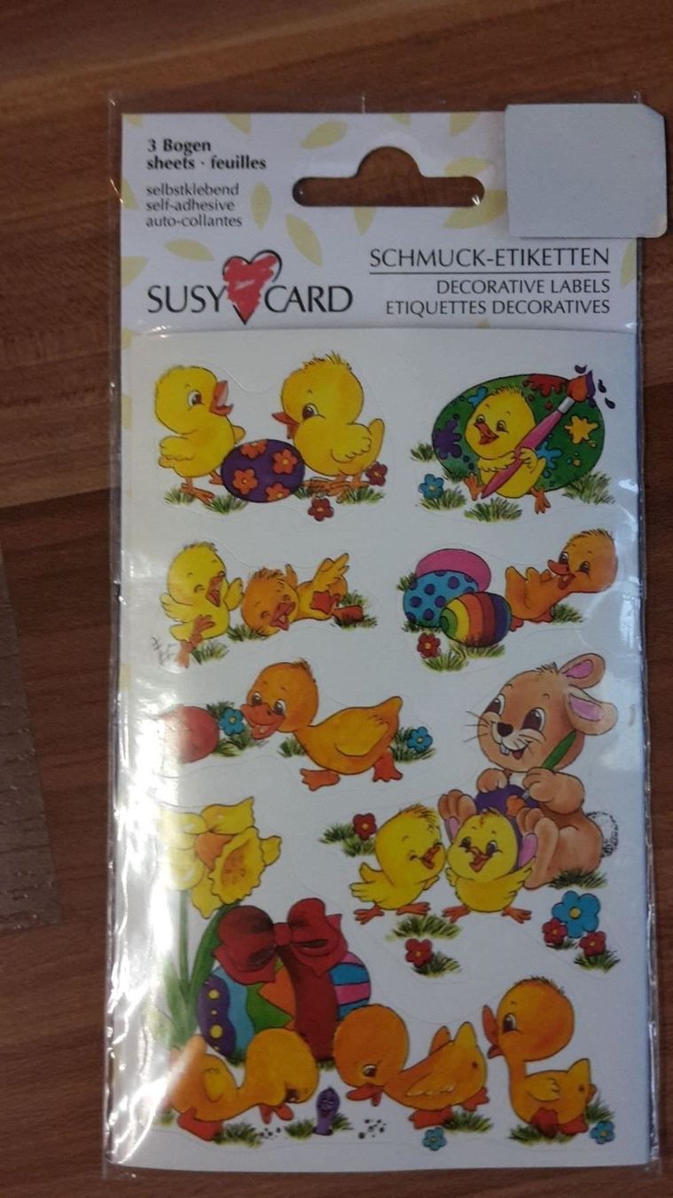 Aufkleber: Sticker Ostern – Neu und originalverpackt aus Schwarzenburg von Flamingo07