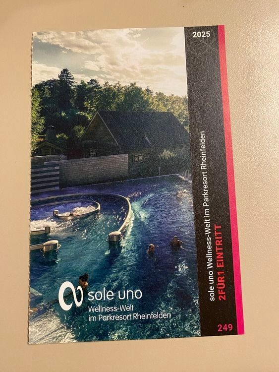 Sole Uno Rheinfelden – 2für1 Eintritt Wellness-Welt (Neu und ...
