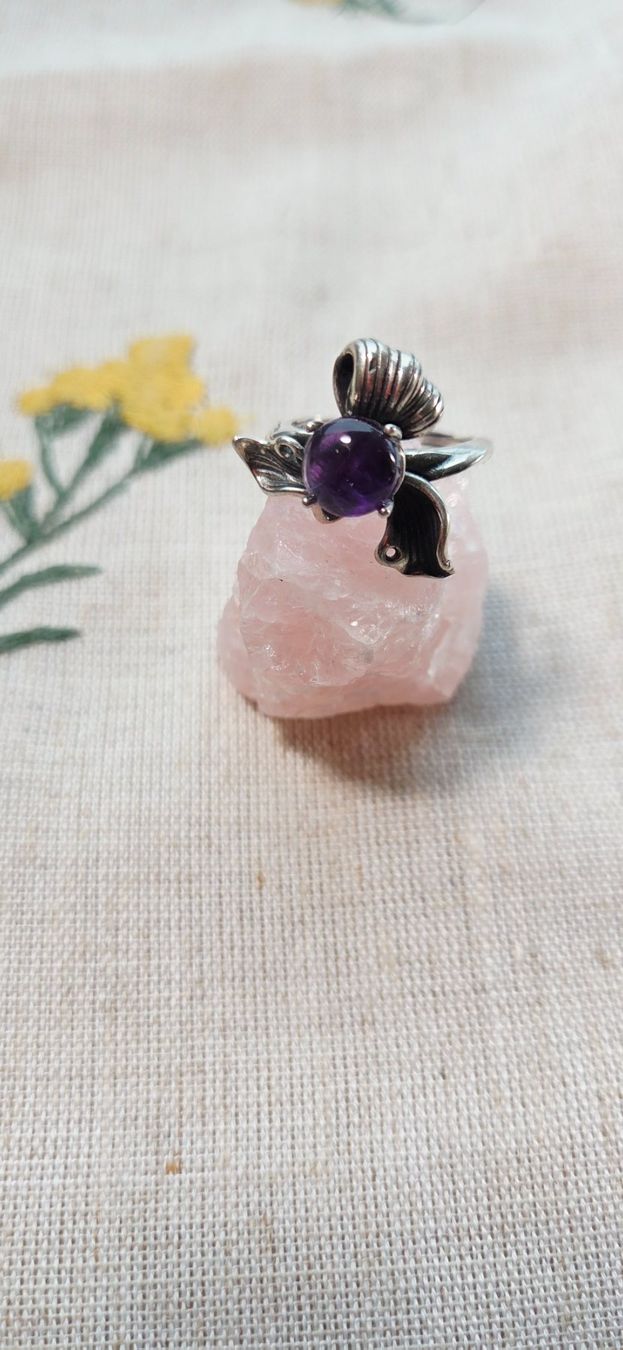 Anelli: NEW - S925 Amethyst Ring (Adjustable) – Nuovo (secondo la descrizione) da Zürich venduto da cin_wcf6 2