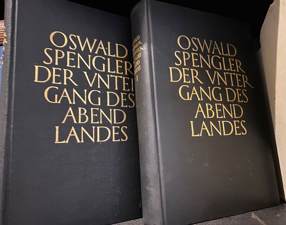Der Untergang des Abendlandes Oswald Spengler 1929 Kaufen auf Ricardo