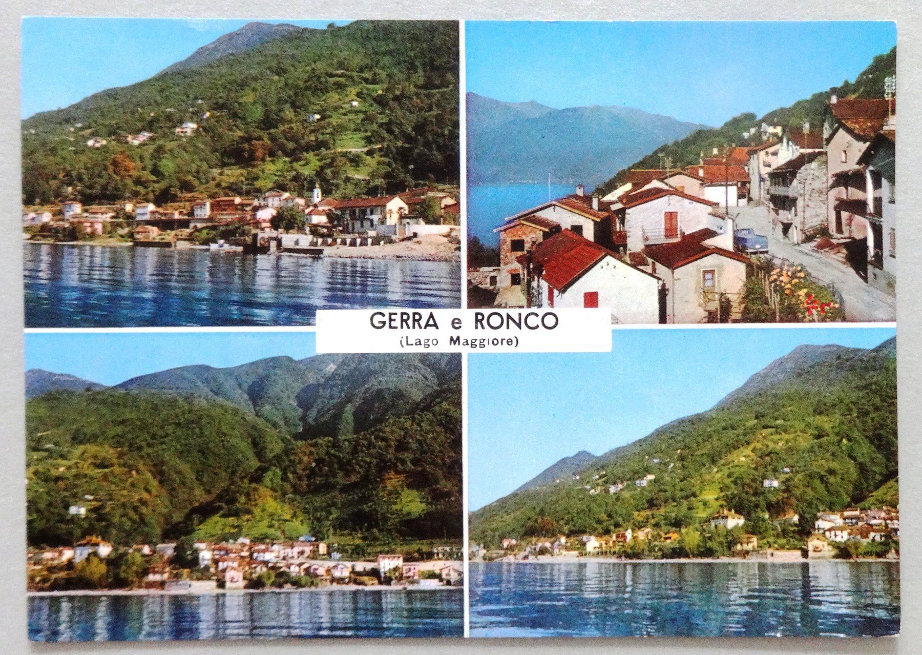 Ansichtskarten: Gerra e Ronco (Lago Maggiore) – Gebraucht aus Fétigny von Billy2miny