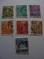 1934 Lanschaftsbilder Satz 7 Stk. Gestempelt