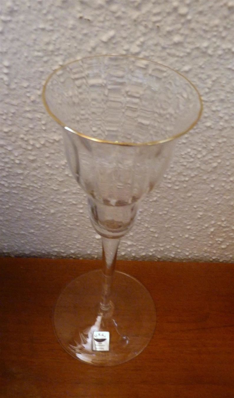 Portacandele: Kerzenständer mit Goldrand von Gral, handmade % – Usato da Nunningen venduto da Ave51 1