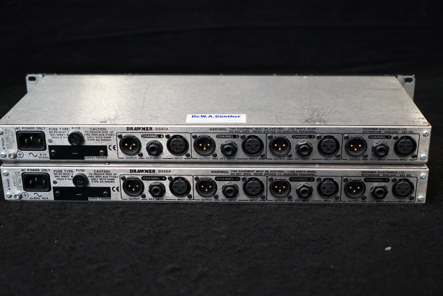 Equalizer: Drawmer DS 404 4-Channel Noise-Gate/Expander 2.skt – Gebraucht aus Ortschwaben von Musictrade 6