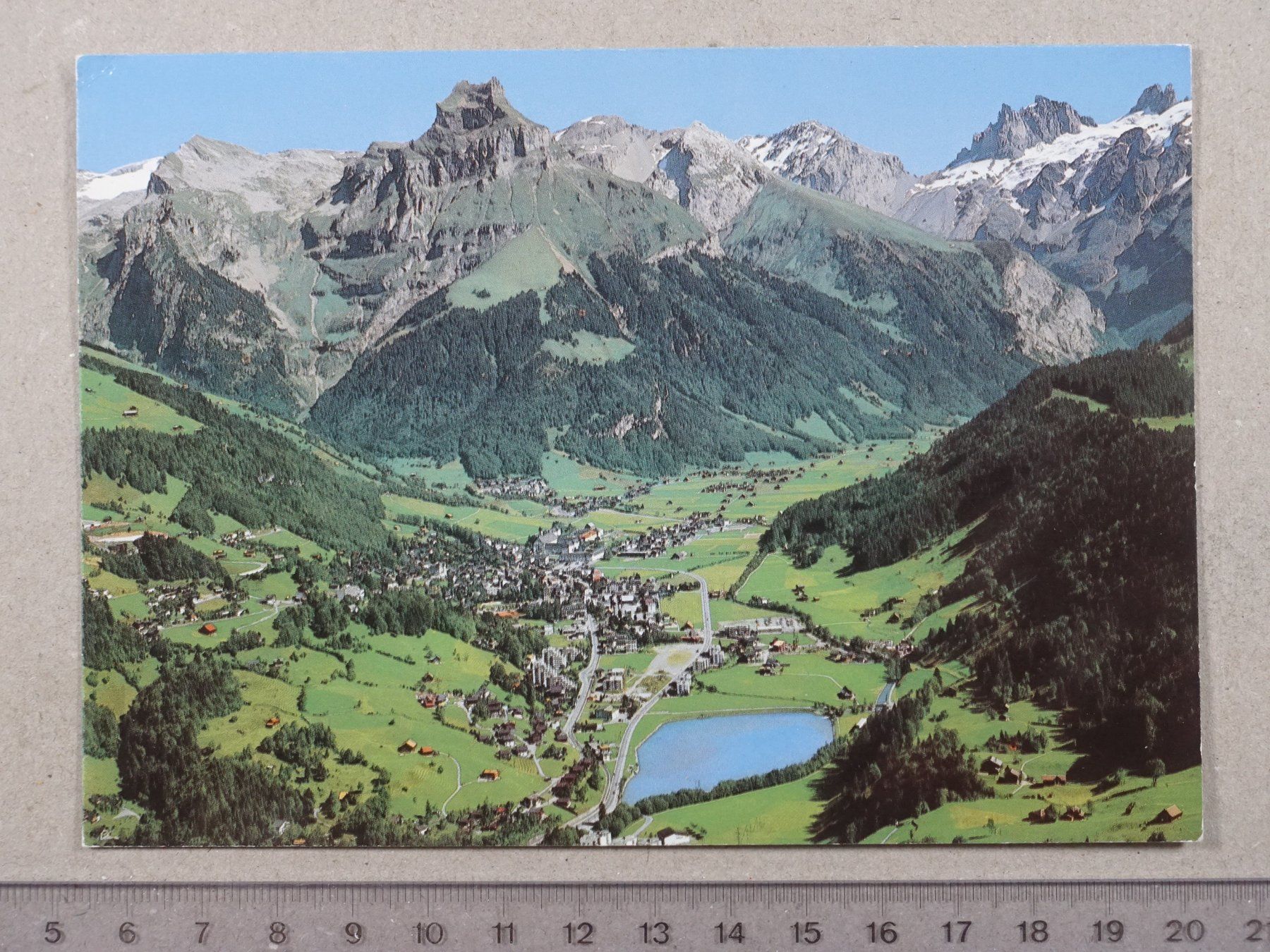Ansichtskarten: Engelberg, 1979, gegen Hahnen – Gebraucht aus Lenzburg von fh1