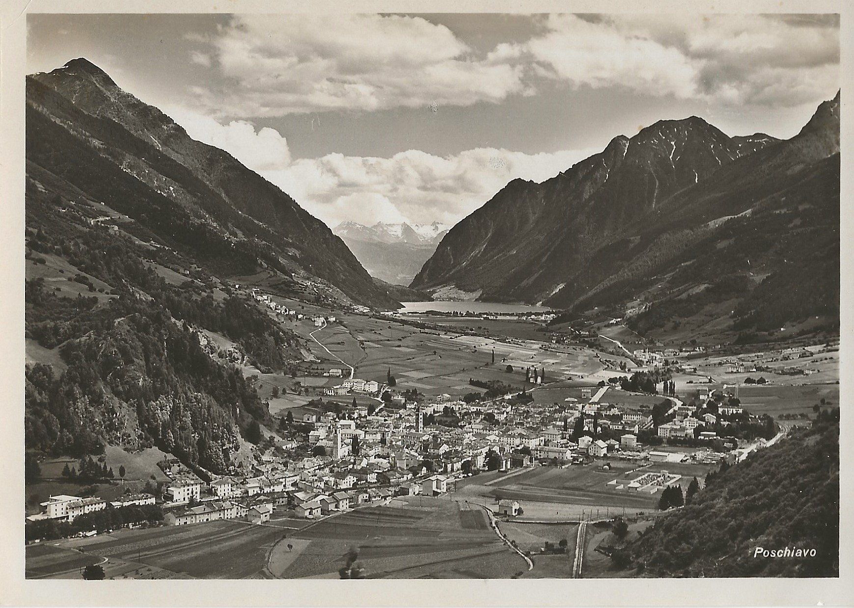 Cartoline postali: Poschiavo, 1943 – Usato da Frauenfeld venduto da Merk52