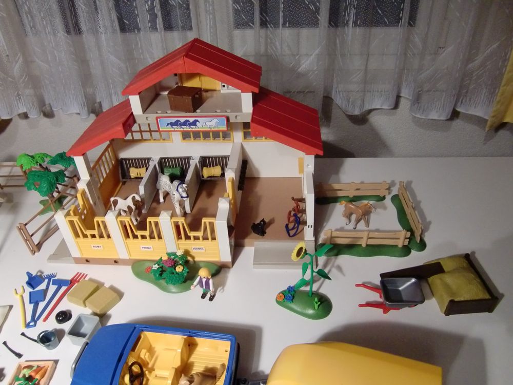 Playmobil Reiterhof mit ganz viel Zubehör | Kaufen auf Ricardo