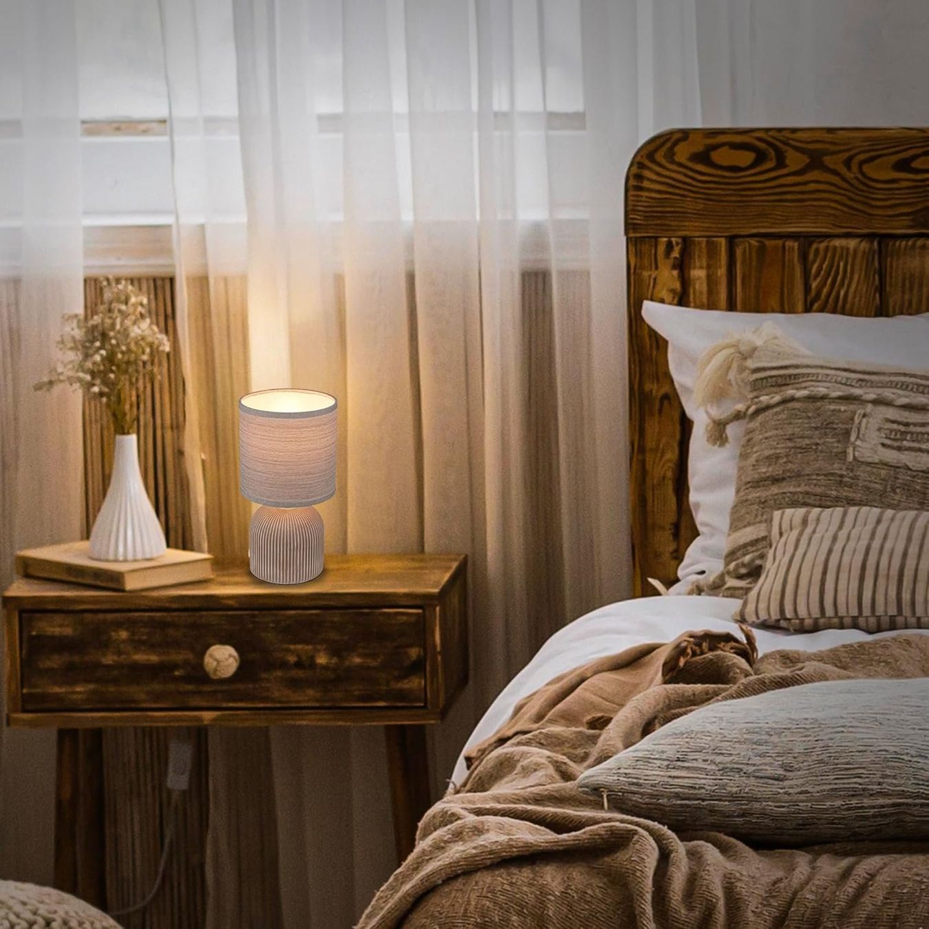 Lampade: Tischlampe mit Stoffschirm – Nuovo e nell'imballaggio originale da Nuglar venduto da SaleRitter 2