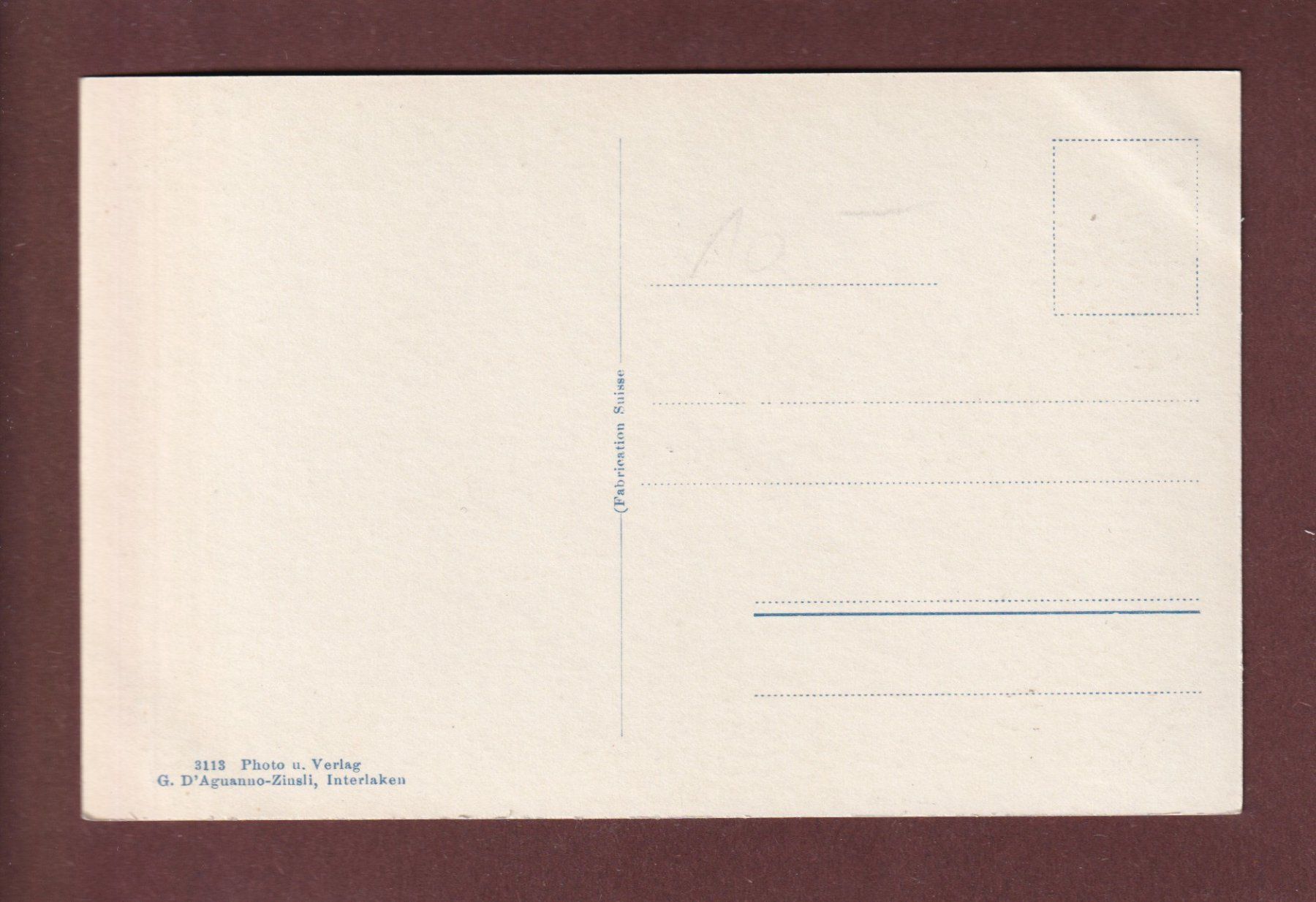 Cartoline postali: HEIMWEHFLUH - Thunersee - Niesen – Usato da Pully venduto da nicecards-shop 1