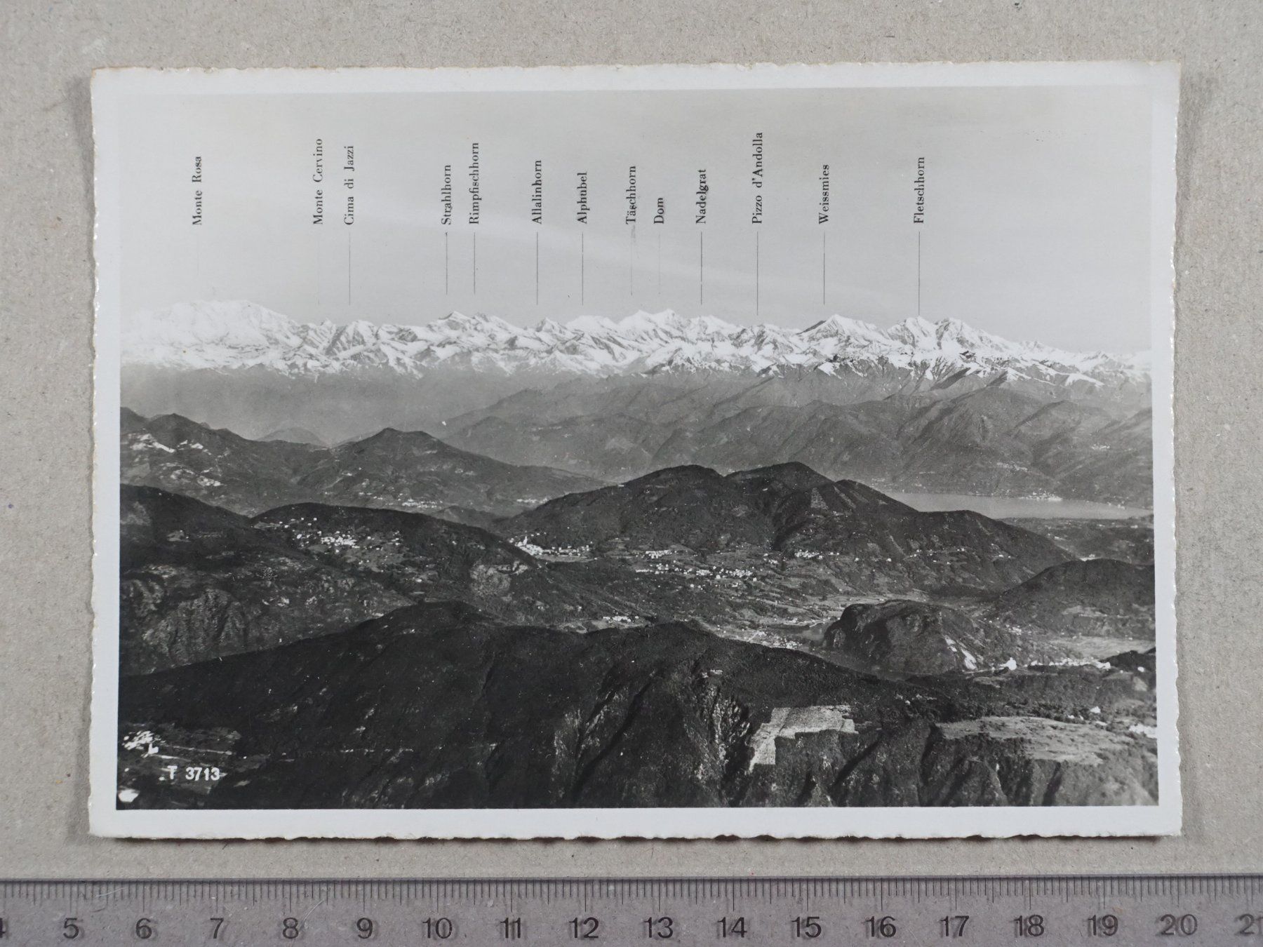 Ansichtskarten: Monte Generoso, 1946 – Gebraucht aus Lenzburg von fh1