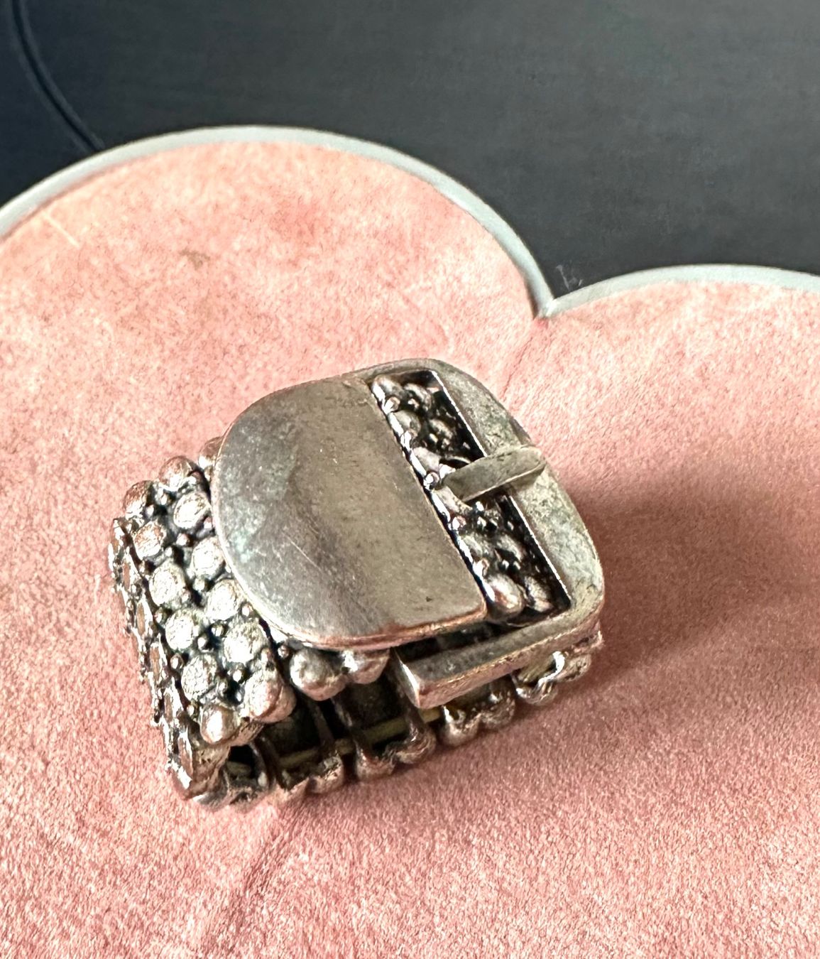 Anelli: Vintage „Bubble“ Fingerring elastisch – Usato da Zürich venduto da brazerola 1