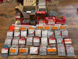 Schrauben, neu, gemäss Bilder