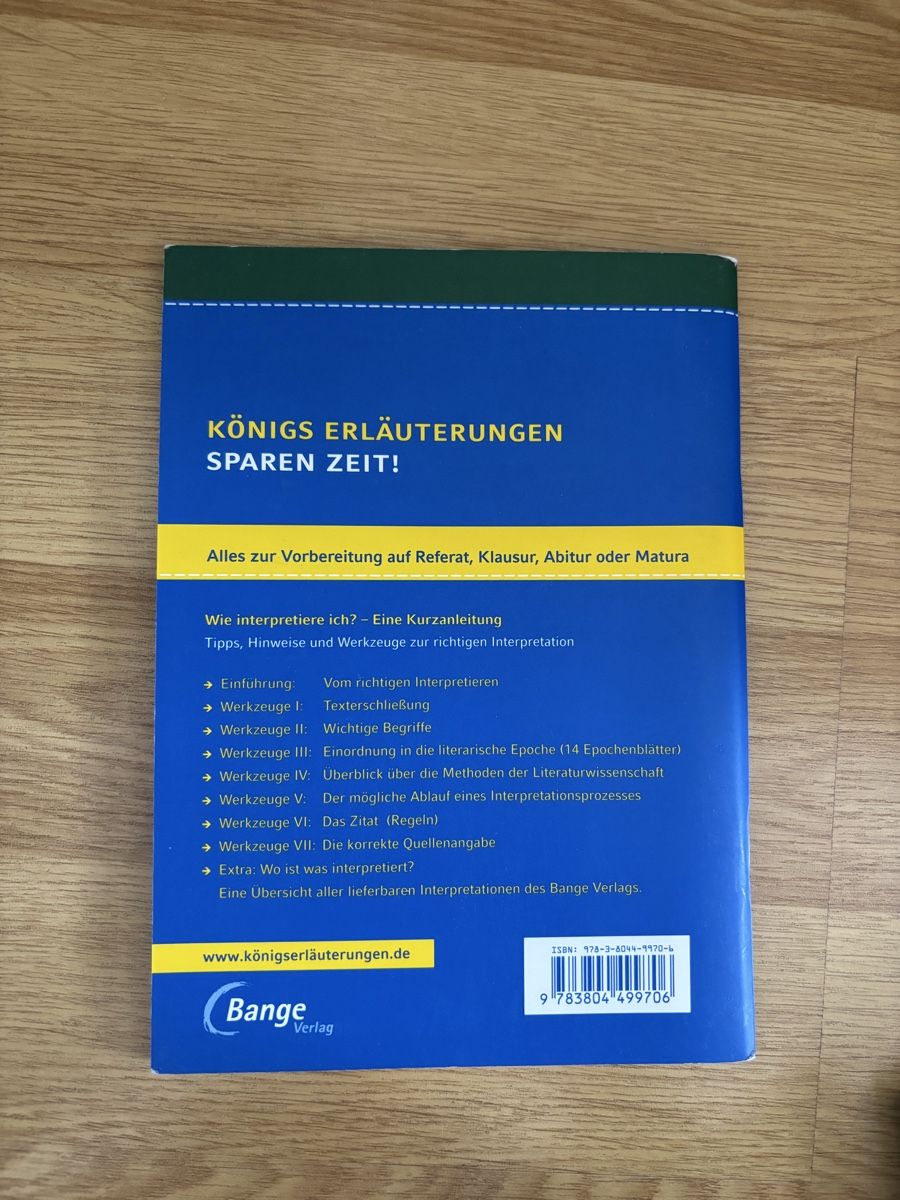 Livres: Königs Erläuterungen  – Neuf (Voir description) à Chur par joa_l6tb 2