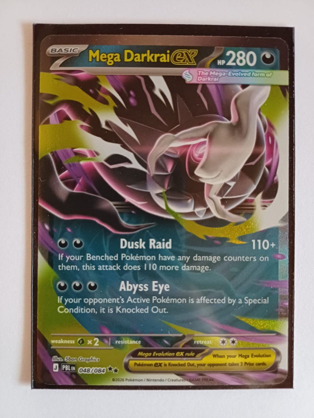 Pokémon Carte collezionabili: Mega Darkrai ex (048/084) EN – Nuovo (secondo la descrizione) da Wolhusen venduto da LandorusTCG