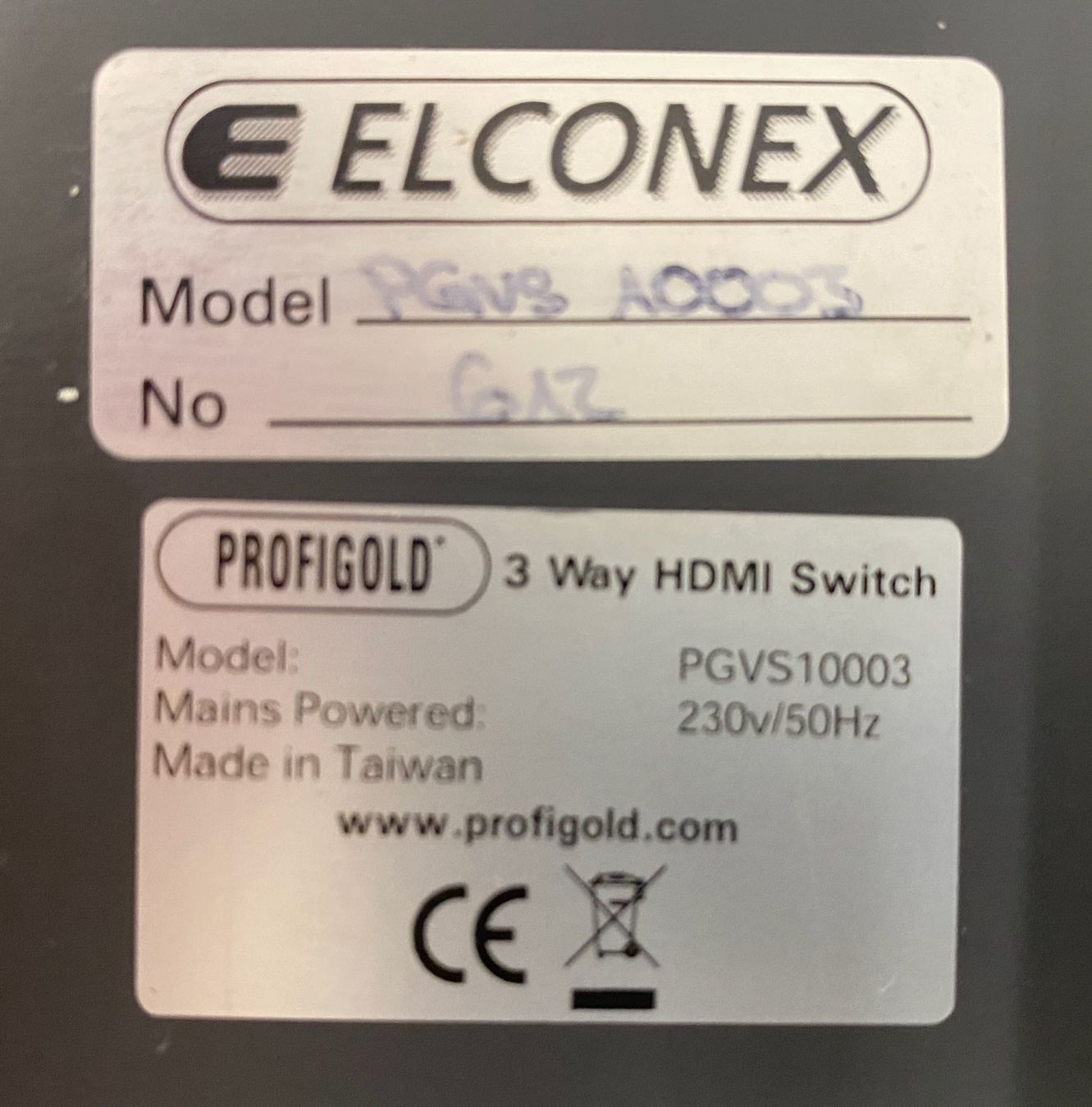 Hub & Switch: PROFIGOLD 3 Way HDMI Switch – Usato da Dietikon venduto da Ilsru 3