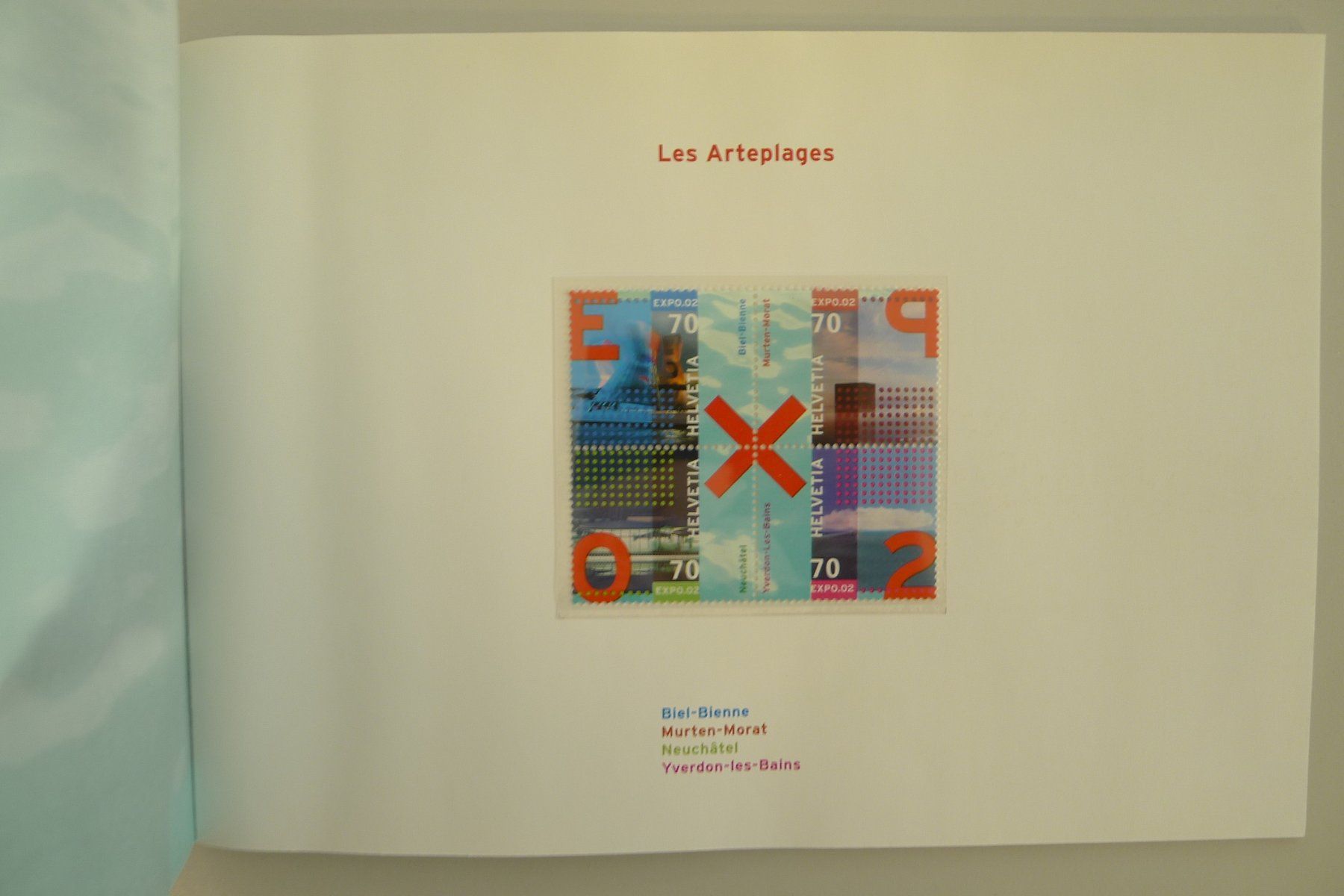 Alle Briefmarken: 2002, Nr.1041-1044 EXPO-MARKEN in Heft. – Gebraucht aus Sursee von Luzernerraute 1