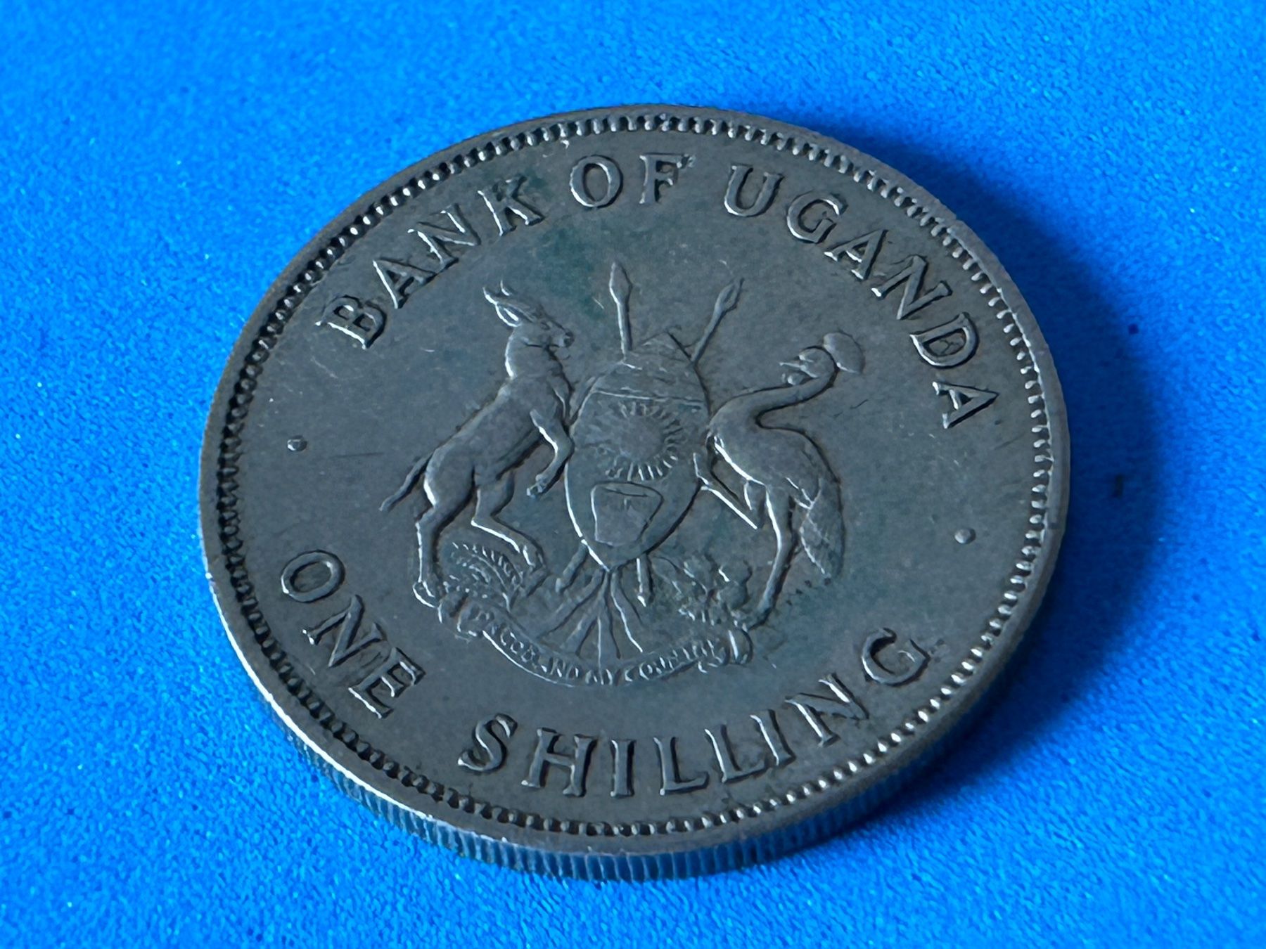 Alle Münzen: Uganda - 1 Shilling 1966 – Gebraucht aus Corcelles NE von AJKader 1