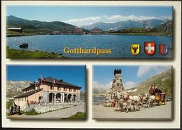 GOTTHARDPASS Postkutsche