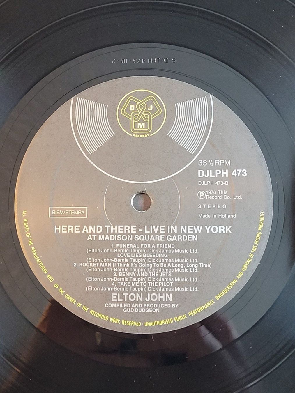 Schallplatten: Elton John - Here and There - Vinyle LP 33t – Gebraucht aus La Chaux-de-Fonds von reu_kx5l 5