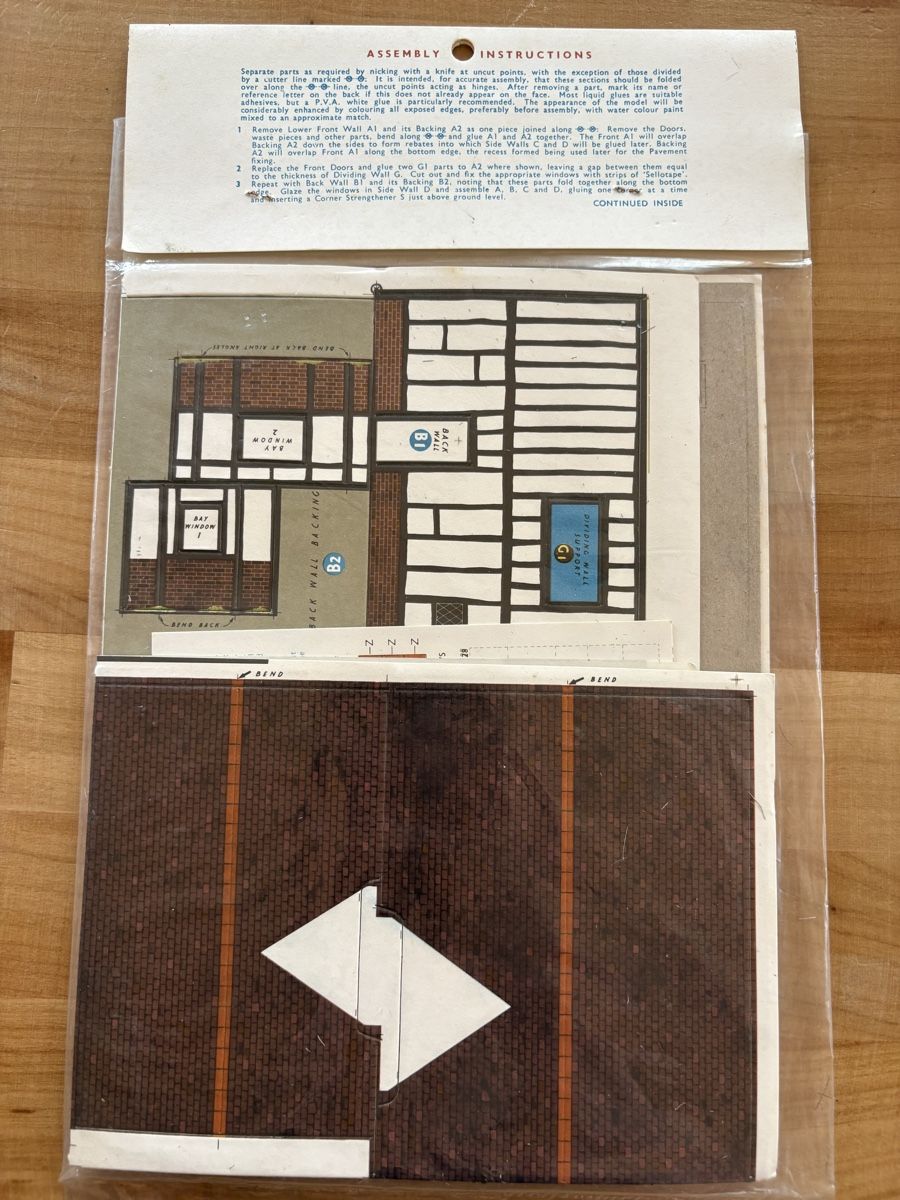 Kit bricolage: Bastelbogen Haus / Gebäude – Nuovo e nell'imballaggio originale da Rümlang venduto da SchumBru10 2