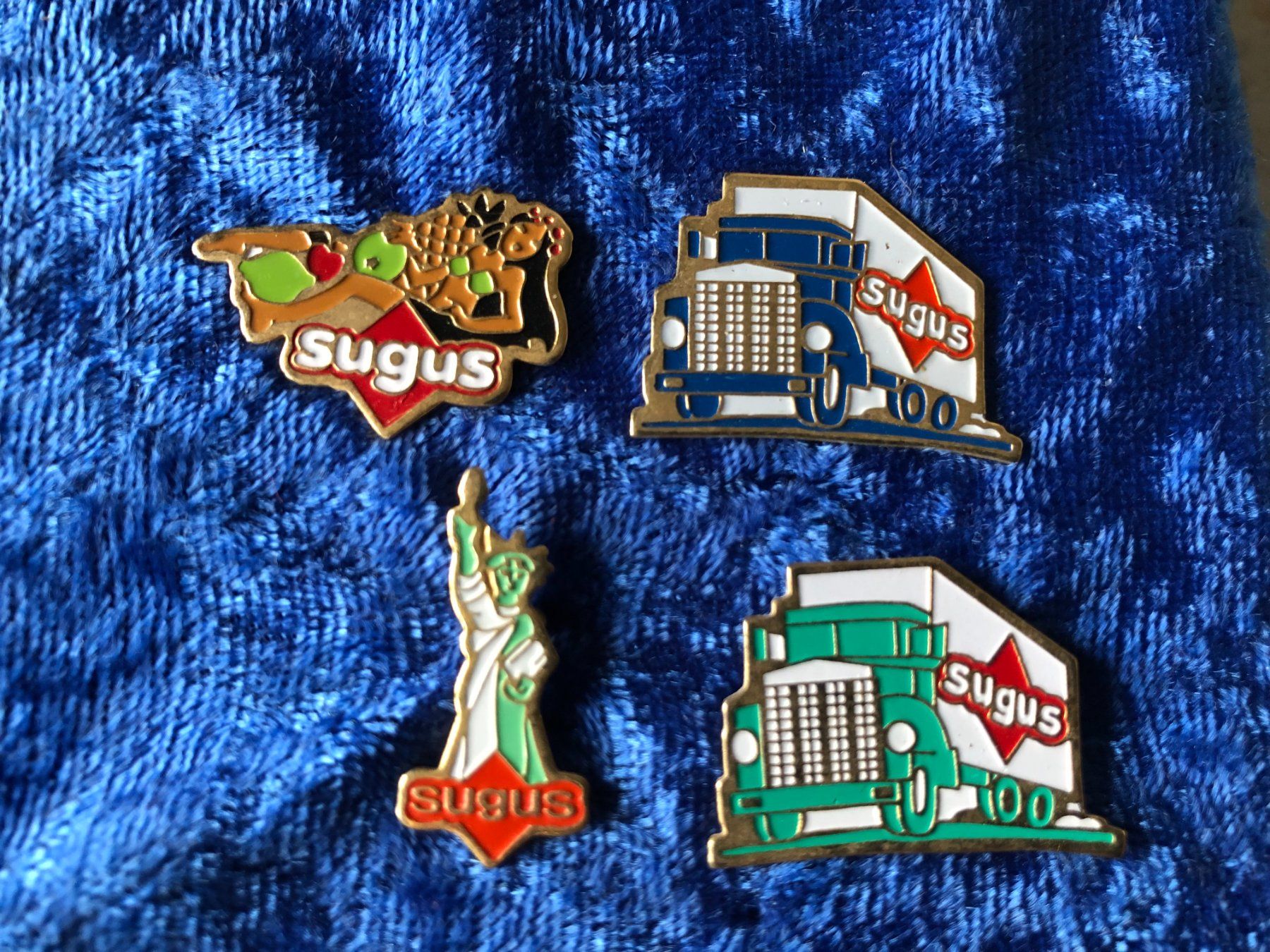 Sugus Plaquettes & Badges: 4 Sugus Pin – D'occasion à Wolhusen par albaro01